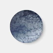 Fluffy Clouds On The Blue Sky Refrigerator Magnets