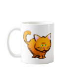 Fluffy Ginger Cat Coffee Mugs