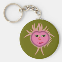 fluffy keychain