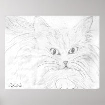 Fluffy Wall Decor Poster
