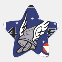 Fluggruppe 45 star sticker