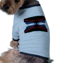 Fluid Harmonics Urban Futuristic Modern Art Pet Tee Shirt