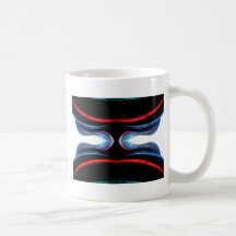 Fluid Harmonics Urban Futuristic Modern Art Coffee Mug
