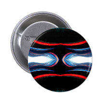 Fluid Harmonics Urban Futuristic Modern Art Pin