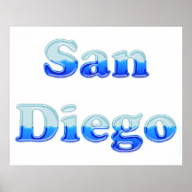 Fluid San Diego - On White Print