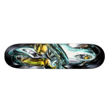 Fluidity Abstract Skateboard