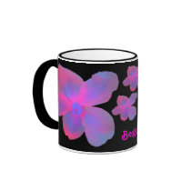 Fluorescent Begonia Customizable Mug