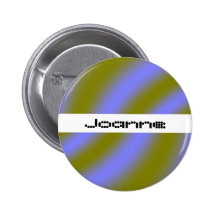 Fluorescent Clouds Custom Name Button