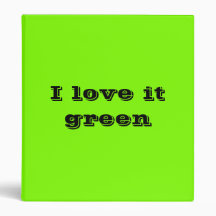 fluorescent green 3 ring binders