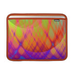 Fluorescent Moon  Fractal Macbook Air Case MacBook Sleeve