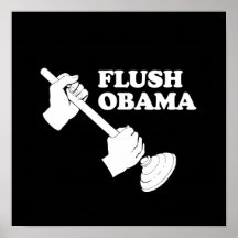 Flush Obama Posters