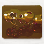 Flüssiges Metall Gold Mousepads