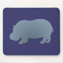 Flusspferd hippo hippopotamus mousepads