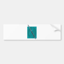 flute bumper sticker
