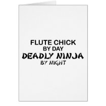 Flute Chick Deadly Ninja by Night cards