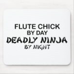 Flute Chick Deadly Ninja by Night Mouse Pad