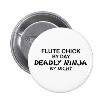 Flute Chick Deadly Ninja by Night buttons