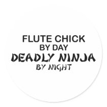 Flute Chick Deadly Ninja by Night