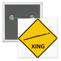 Flute Crossing Highway Sign Buttons
