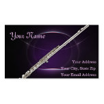 Flute Musician Business Card