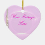 Flute or Flutist Musician Heart Ornament