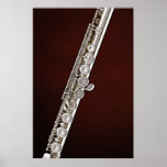 Flute or Flutist Musician Poster