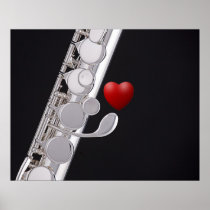 Flute or Flutist Poster