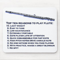 Flute Top 10 Mousepads