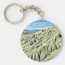 Fluted Effect Of Eroded Hillside Key Chains