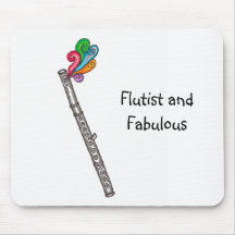 Flutist and Fabulous Mousepad