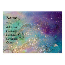 FLUTIST IN BLUE / Venetian Carnival Night Business Card Template