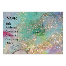 FLUTIST IN BLUE / Venetian Carnival Night Business Card Templates