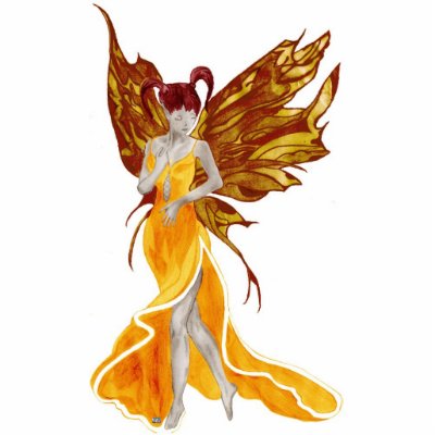 Flutterby Fae (Sunbeam) Acrylic Sculpture Photo Cut Outs by Lace9lives