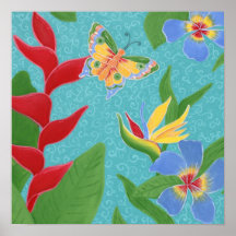 Fluttering Forest Print