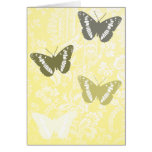 Fluttering Notes Greeting Card