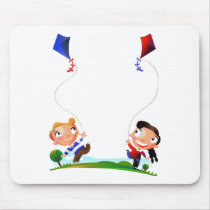 Fly a Kite Design Mouse Mat