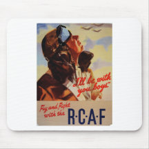 Fly and Fight With the RCAF Mousepad