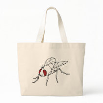 fly animal insect illustration graphic tote bag