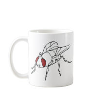fly animal insect illustration graphic coffee mug