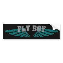 Fly Boy Bumper Sticker