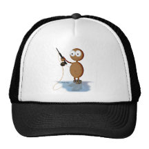 Fly fishing dark skin trucker hat