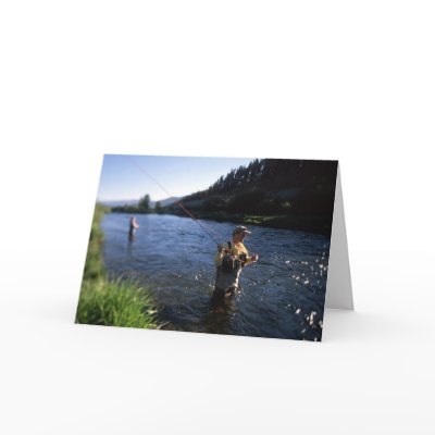 Fly Fishing in Colorado Card by nlarson