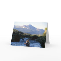 Fly Fishing in the shawdows of Colorado Peaks Cards