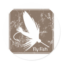 Fly Fishing Lure Sticker