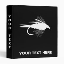 Fly Fishing lure to Personalize Binder