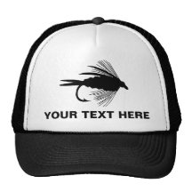 Fly Fishing lure to Personalize Mesh Hat