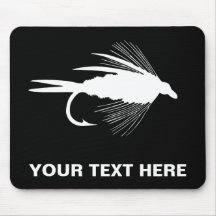Fly Fishing lure to Personalize Mouse Pad
