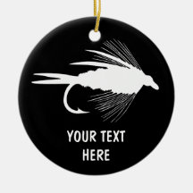 Fly Fishing lure to Personalize Ornaments