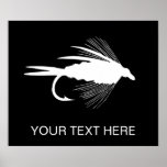 Fly Fishing lure to Personalize Print