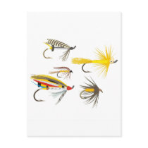 Fly Fishing Lures Post Card
